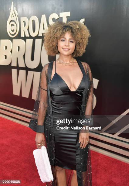 Hayley Marie Norman attends the Comedy Central Roast of Bruce Willis at Hollywood Palladium on July 14, 2018 in Los Angeles, California.