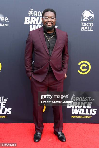 Lil Rel Howery attends the Comedy Central Roast of Bruce Willis at Hollywood Palladium on July 14, 2018 in Los Angeles, California.