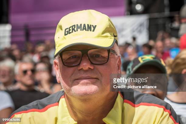Wolfgang Kuehne, German coach,follows the IAAF World Championships in London, UK, 12 August 2017. Photo: Bernd Thissen/dpa