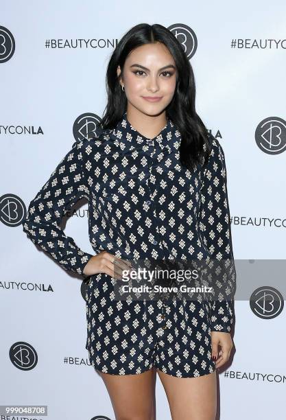 Camila Mendes attends the Beautycon Festival LA 2018 at the Los Angeles Convention Center on July 14, 2018 in Los Angeles, California.