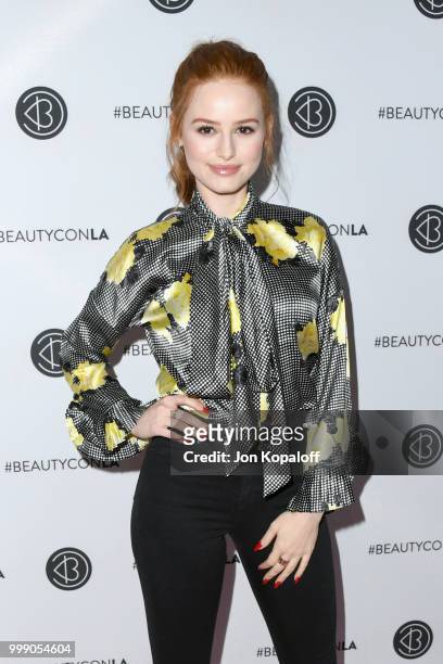 Madelaine Petsch attends the Beautycon Festival LA 2018 at the Los Angeles Convention Center on July 14, 2018 in Los Angeles, California.