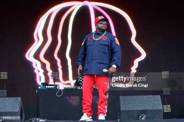 Big Boi performs at Lovebox festival at Gunnersbury Park on July 14, 2018 in London, England.
