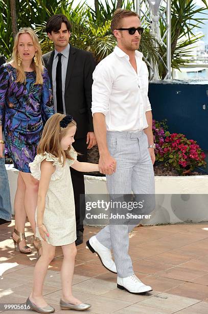 Actors Faith Wladyka and Ryan Gosling attend the 'Blue Valentine' Photo Call held at the Palais des Festivals during the 63rd Annual International...