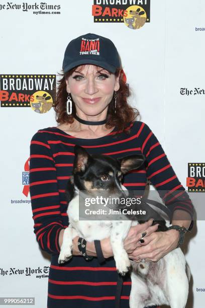 Marilu Henner attends the 20th Anniversary Of Broadway Barks at Shubert Alley on July 14, 2018 in New York City.