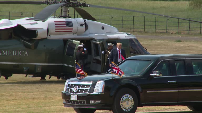 GBR: Prime Minister Teresa May & President Donald Trump host Press Conference at Chequers