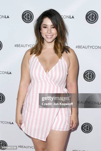 Jillian Rose Reed attends the Beautycon Festival LA 2018 at the Los Angeles Convention Center on July 14, 2018 in Los Angeles, California.