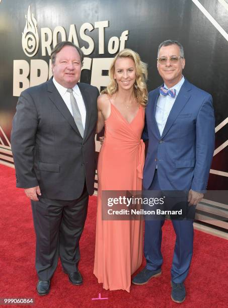 Chief Executive Officer of Viacom Bob Bakish, General Manager of Comedy Central Tanya Giles and President of Comedy Central Kent Alterman attend the...