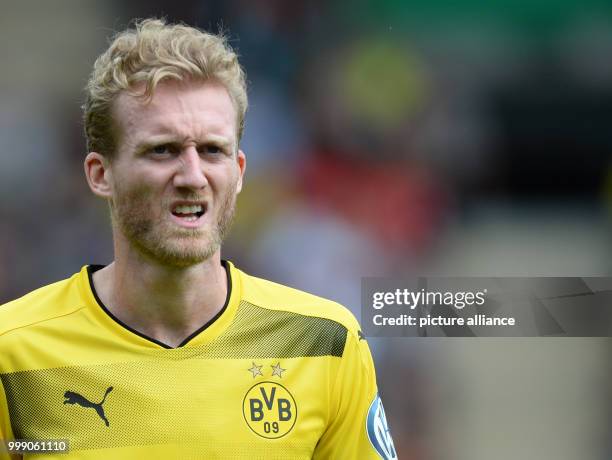 Dortmund's Andre Schürrle in action during the German Soccer Association Cup first-round soccer match between 1. FC Rielasingen-Arlen and Borussia...