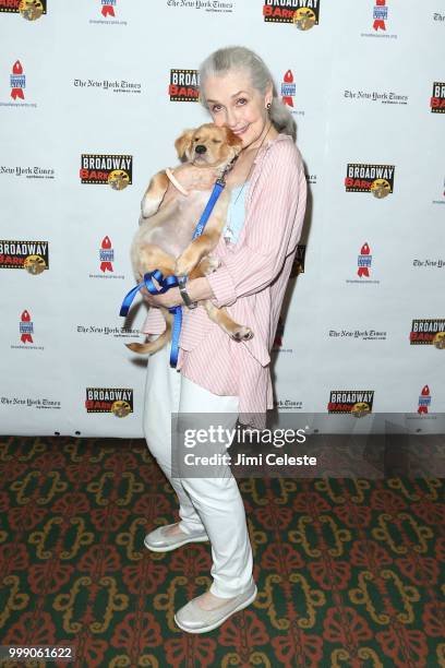 Mary Beth Peil attends the 20th Anniversary Of Broadway Barks at Shubert Alley on July 14, 2018 in New York City.