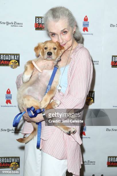 Mary Beth Peil attends the 20th Anniversary Of Broadway Barks at Shubert Alley on July 14, 2018 in New York City.