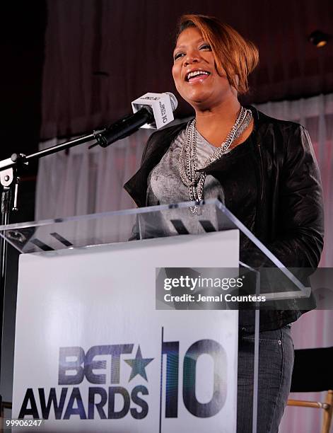 Rapper and media personality Queen Latifah, also known in the music world as Dana Owens announces the host, nominees and performers for the 10th...