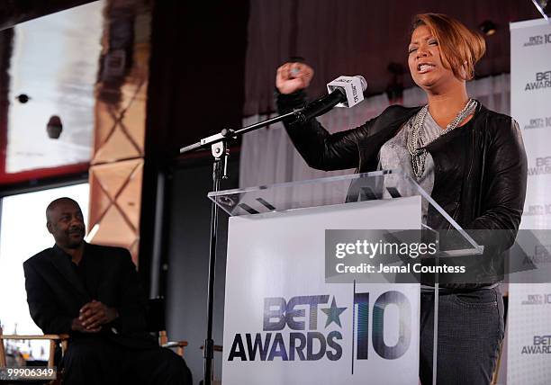 Rapper and media personality Queen Latifah, also known in the music world as Dana Owens announces the host, nominees and performers for the 10th...