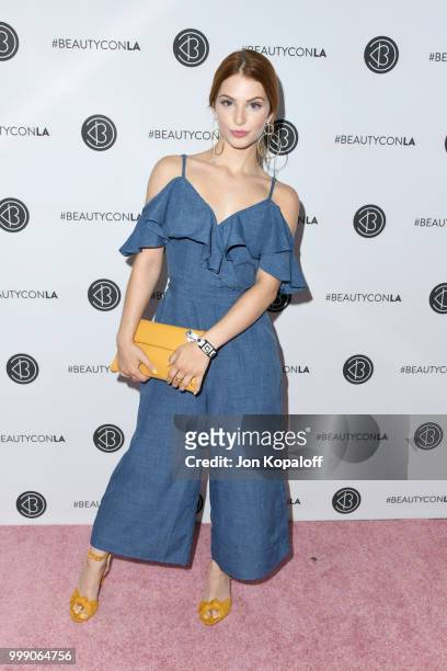 Ainsley Ross attends the Beautycon Festival LA 2018 at the Los Angeles Convention Center on July 14, 2018 in Los Angeles, California.