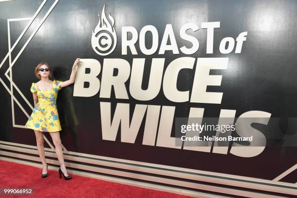 Tallulah Willis attends the Comedy Central Roast of Bruce Willis at Hollywood Palladium on July 14, 2018 in Los Angeles, California.