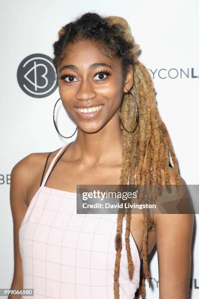 Jay Wilder attends the Beautycon Festival LA 2018 at the Los Angeles Convention Center on July 14, 2018 in Los Angeles, California.