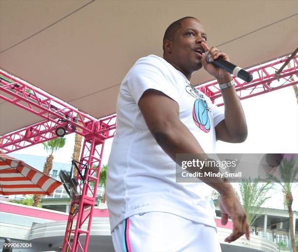 Recording artist Mase performs at the Flamingo Go Pool Dayclub at Flamingo Las Vegas on July 14, 2018 in Las Vegs, Nevada.