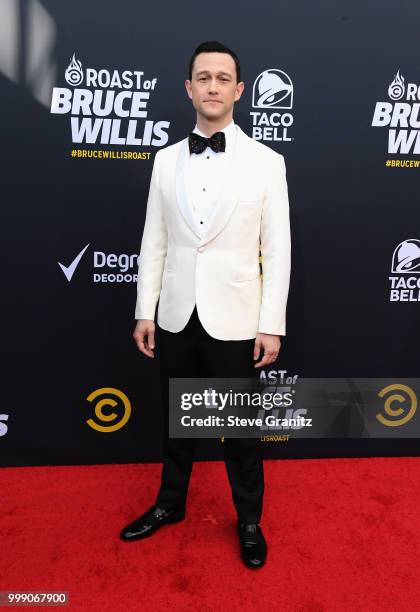 Joseph Gordon-Levitt attends the Comedy Central Roast of Bruce Willis at Hollywood Palladium on July 14, 2018 in Los Angeles, California.