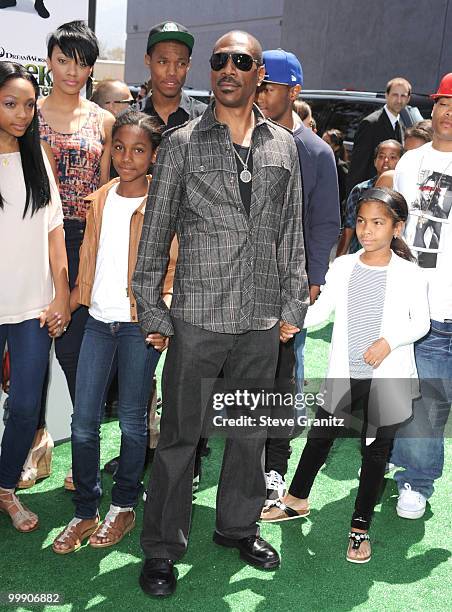 Eddie Murphy attends the "Shrek Forever After" Los Angeles Premiere at Gibson Amphitheatre on May 16, 2010 in Universal City, California.