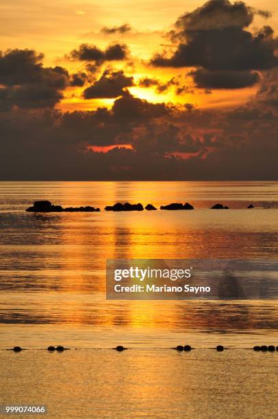 sunset in beach - mariano 個照片及圖片檔