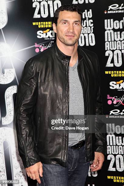 Wladimir Klitschko arrives at the World Music Awards 2010 held at the Sporting Club Monte Carlo on May 18, in Monte-Carlo, Monaco.