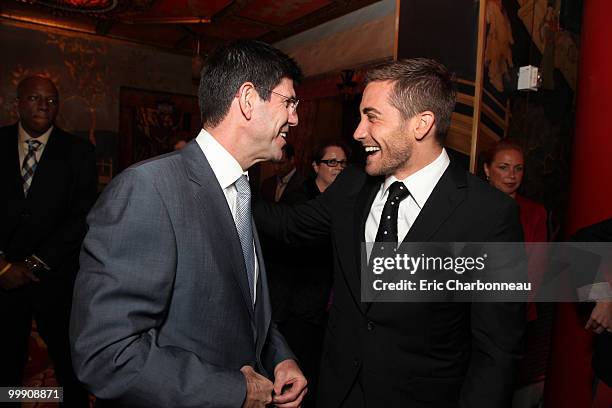 Disney's Rich Ross and Jake Gyllenhaal at the Cinematic Celebration of Jerry Bruckheimer sponsored by Sprint and AFI on May 17, 2010 at Grauman's...