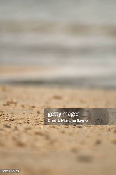 sea waves and sand - mariano stock pictures, royalty-free photos & images