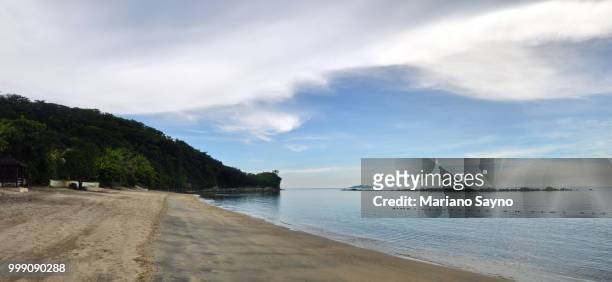 sea shore in beach before sunset - mariano stock pictures, royalty-free photos & images