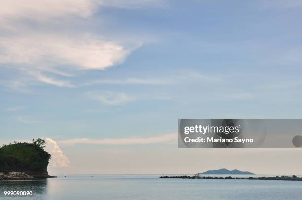 sea shore in beach before sunset - mariano stock pictures, royalty-free photos & images