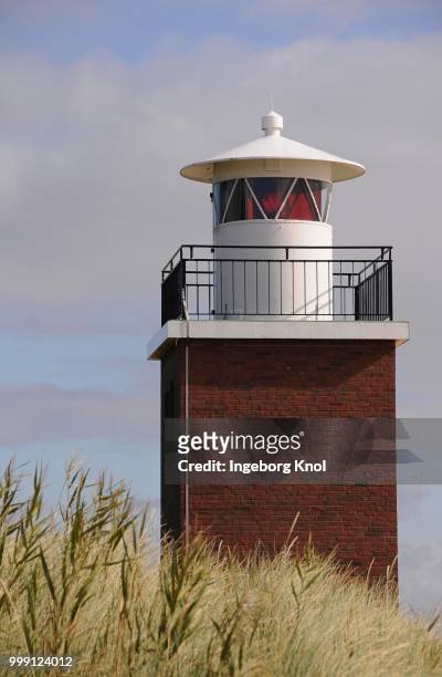lighthouse, wyk auf foehr, schleswig-holstein, germany - foehr island photos et images de collection