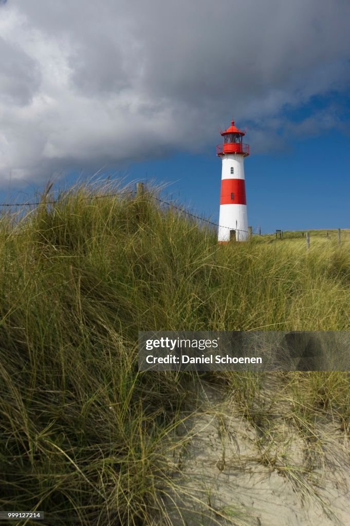 Lighthouse List-Ost, List, Sylt island, Schleswig-Holstein, Germany