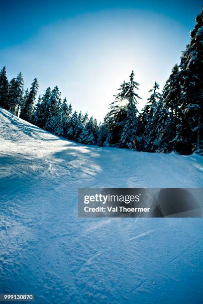 winter landscape, berchtesgadener land district, alps, bavaria, germany - berchtesgadener land - fotografias e filmes do acervo