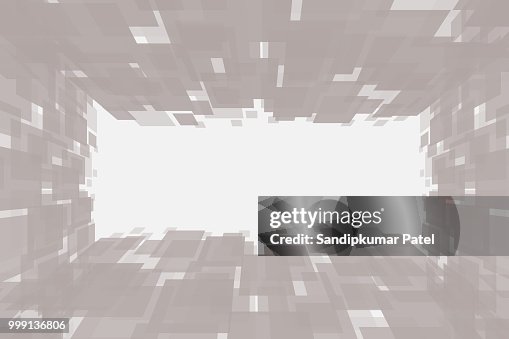 Abstract rectangles technology digital hi tech concept background Abstract rectangles technology digital hi tech concept background