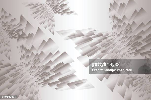 abstract rectangles technology digital hi tech concept background - light gray background texture stock illustrations