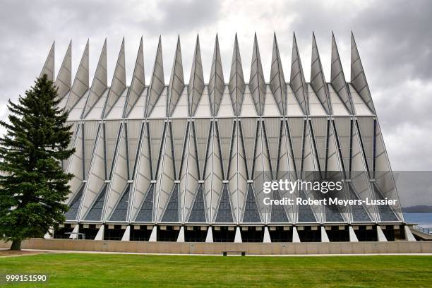 air force chapel exterior study 5 - meyers stock pictures, royalty-free photos & images