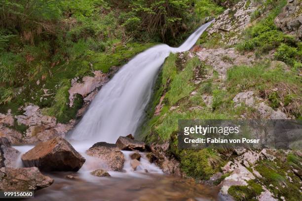 allerheiligen waterfalls or buettenstein waterfalls, near oppenau, black forest, baden-wuerttemberg, germany - allerheiligen stock pictures, royalty-free photos & images
