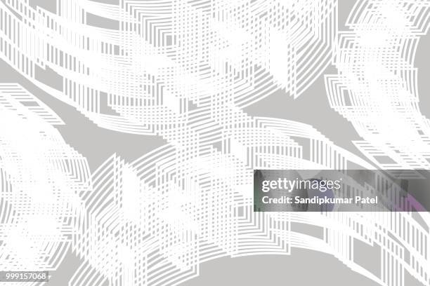 abstract light grey wave check technology background - light gray background stock illustrations