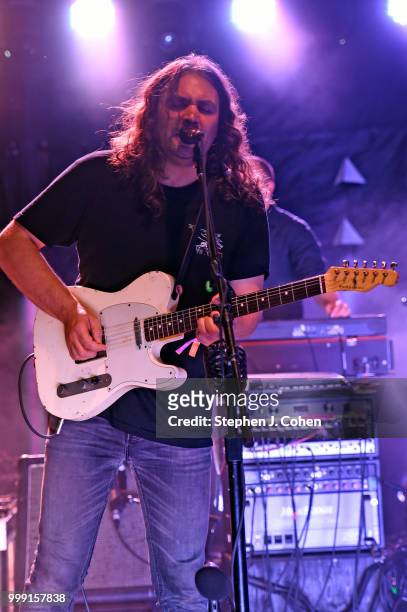 Adam Granduciel of The War On Drugs performs on Day 2 of the 2018 Forecastle Music Festival on July 14, 2018 in Louisville, Kentucky.