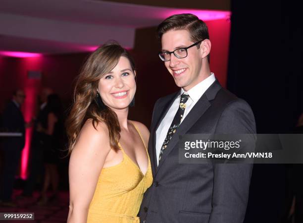 Becky Habersberger and Keith Habersberger attend the Comedy Central Roast of Bruce Willis at Hollywood Palladium on July 14, 2018 in Los Angeles,...