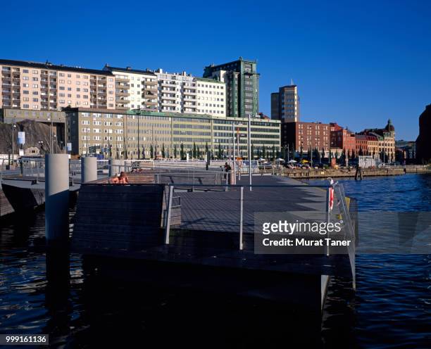 skyline view of gothenburg - västra götaland county stock pictures, royalty-free photos & images