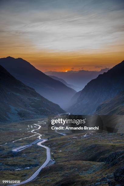 schwarzhorn sunrise - armando stock pictures, royalty-free photos & images