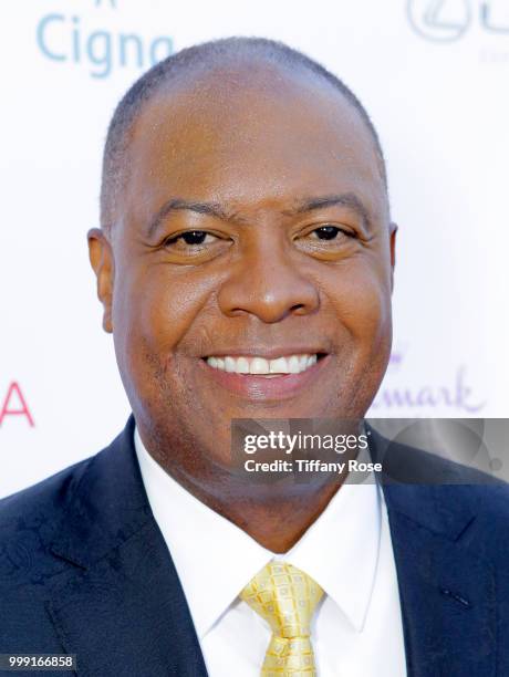 Rodney Peete attends the HollyRod 20th Annual DesignCare at Cross Creek Farm on July 14, 2018 in Malibu, California.