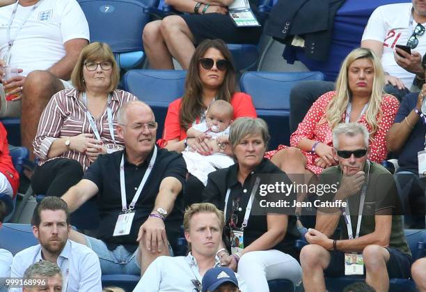 Nicky Pike, wife of Ashley Young of England during the 2018 FIFA World Cup Russia Third Place match between England and Belgium at Saint Petersburg...