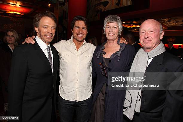 Exclusive** Producer Jerry Bruckheimer, Tom Cruise, Kelly McGillis and Tony Scott at the Cinematic Celebration of Jerry Bruckheimer sponsored by...