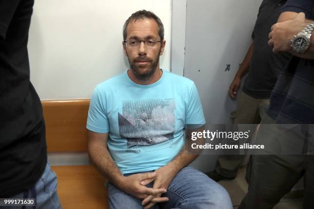 Dpatop - Long-time advisor to the Social Democratic Party of Austria , Tal Silberstein, sitting in a courtroom in Rishon Lezion, Israel, 14 August...