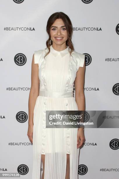 Victoria Konefal attends the Beautycon Festival LA 2018 at the Los Angeles Convention Center on July 14, 2018 in Los Angeles, California.