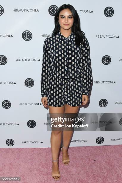 Camila Mendes attends Beautycon Festival LA 2018 at Los Angeles Convention Center on July 14, 2018 in Los Angeles, California.
