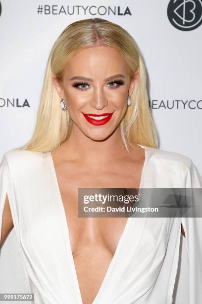 Gigi Gorgeous attends the Beautycon Festival LA 2018 at the Los Angeles Convention Center on July 14, 2018 in Los Angeles, California.