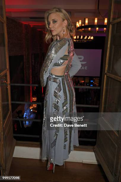 Natalie Dormer attends the Formula E 1920's cocktail party hosted by Liv Tyler on the eve of the final race of the 2017/18 ABB FIA Formula E...