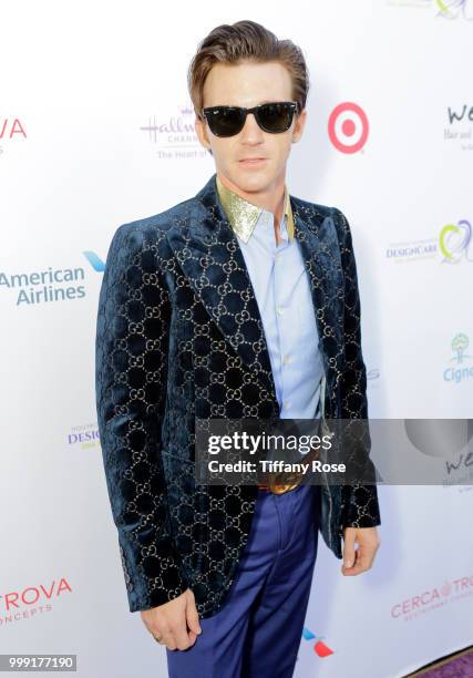 Drake Bell attends the HollyRod 20th Annual DesignCare at Cross Creek Farm on July 14, 2018 in Malibu, California.