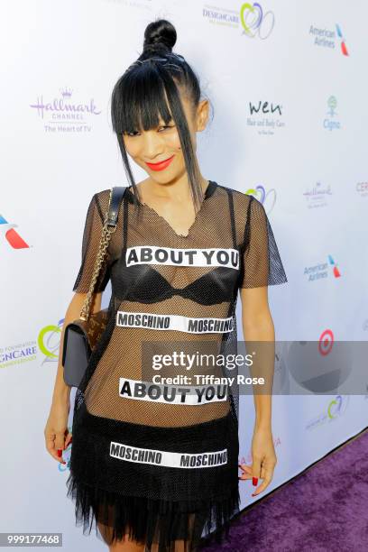 Bai Ling attends the HollyRod 20th Annual DesignCare at Cross Creek Farm on July 14, 2018 in Malibu, California.